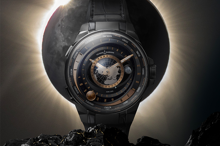 日月之舞腕上天文秀 雅典錶Blast月之狂想世界時區腕錶