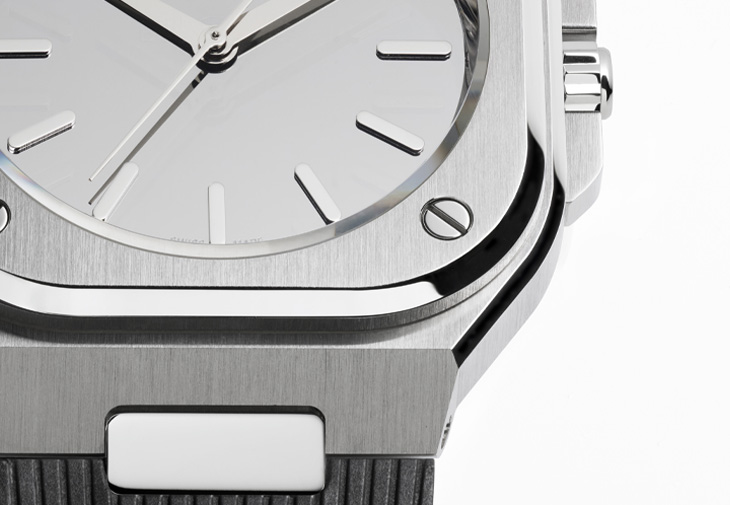 BELL & ROSS柏萊士BR-05 Grey Mirror Steel銀鏡腕錶