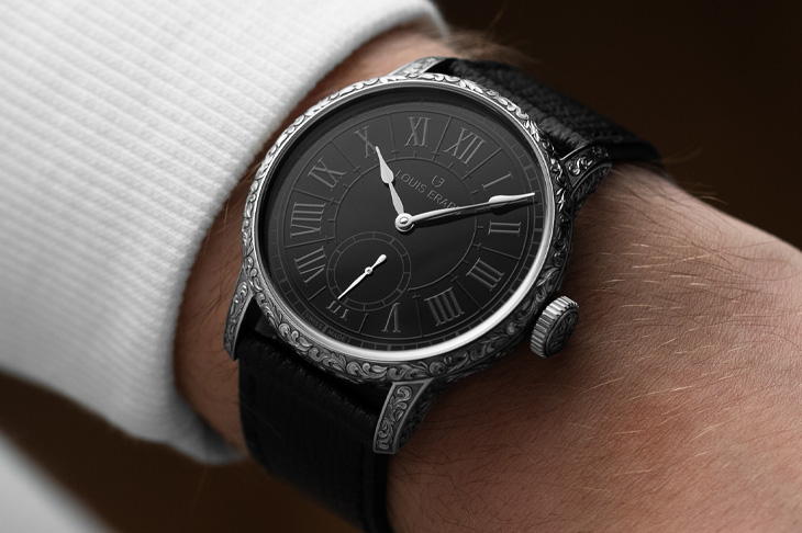 巴洛克圖騰工藝  LOUIS ERARD藝術大師系列 Gravée Main 手工精雕限量腕錶