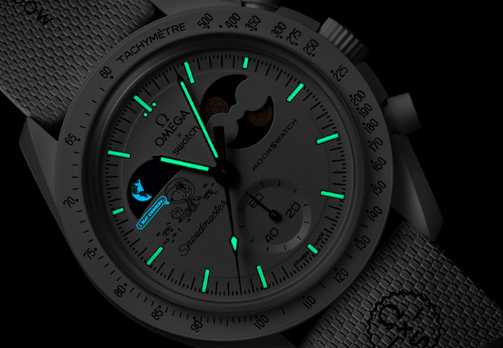SWATCH × OMEGA Bioceramic MoonSwatch Mission To Earthphase MoonSwatch「Cold Moon」