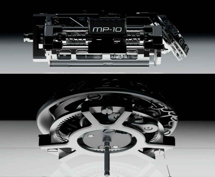 HUBLOT宇舶MP-10 雙垂直上鍊陀飛輪腕錶