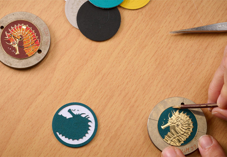 HERMÈS愛馬仕Slim D’Hermès Hippocampe工藝腕錶