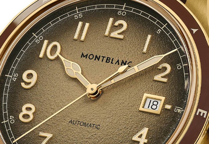 MONTBLANC萬寶龍1858系列日期顯示自動腕錶