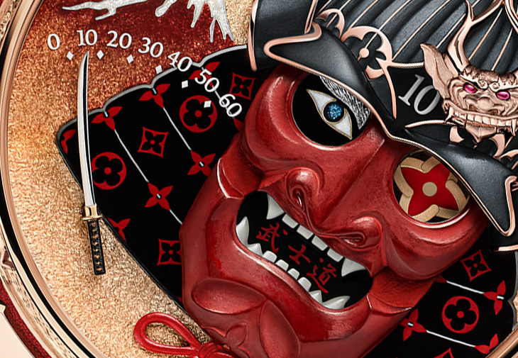 LOUIS VUITTON路易威登Tambour Bushido Automata腕錶