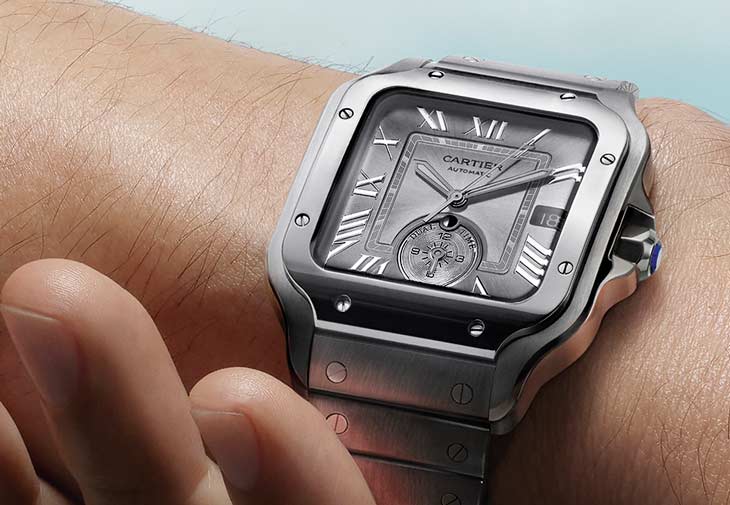 卡地亞CARTIER Santos de Cartier Dual Time腕錶