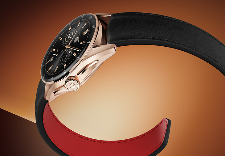 泰格豪雅TAG HEUER Connected Calibre E4智能腕錶42毫米燦金版
