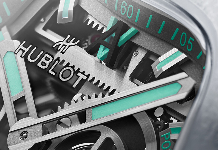宇舶錶HUBLOT × Daniel Arsham MP-17 Arsham Splash藍寶石鈦金十日動力儲存腕錶