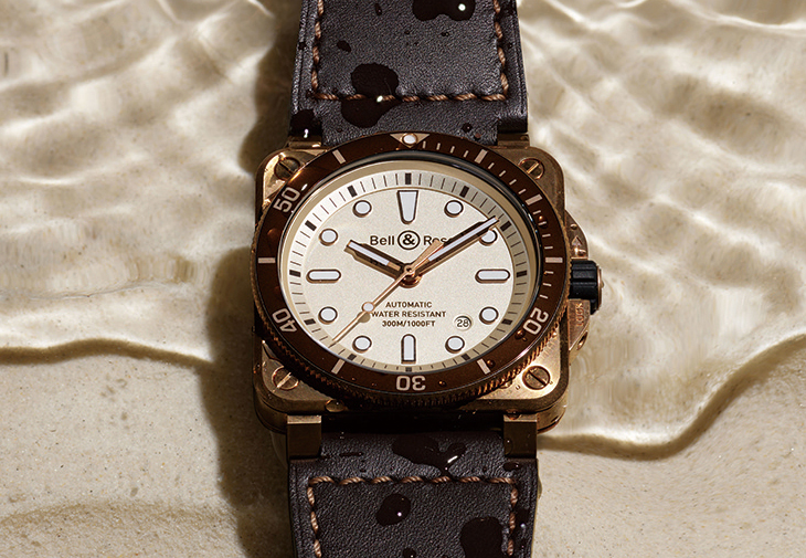 柏萊士BELL & ROSS BR 03-92 Diver White Bronze