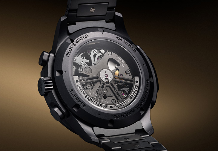 萬國錶IWC飛行員萬年曆數字日期-月份高性能計時腕錶