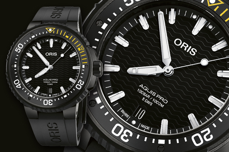 ORIS AquisPro專業潛水日期錶 搭載抗磁自製機芯