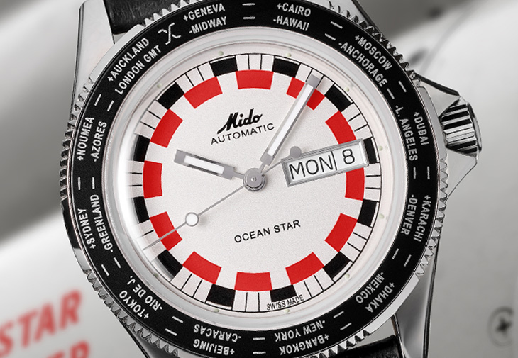 MIDO美度表Ocean Star Worldtimer世界時區腕錶