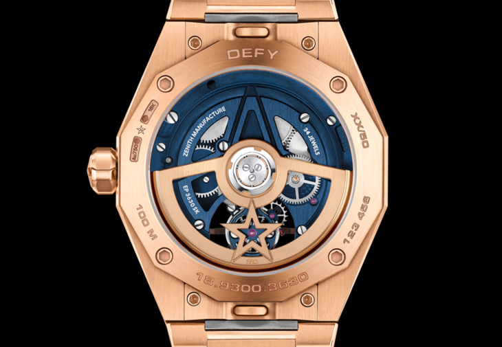 ZENITH真力時Defy Skyline挑戰系列天際線鏤空陀飛輪腕錶