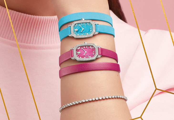 HARRY WINSTON 印記Emerald系列腕錶