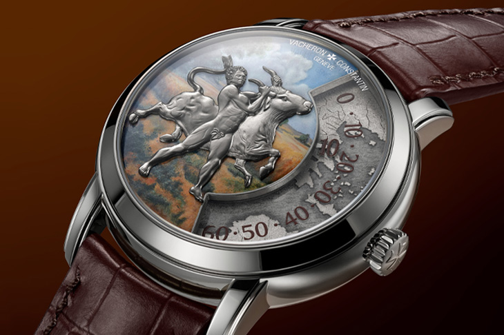 再現史詩級希臘神話／ 江詩丹頓 Les Cabinotiers「赫拉克勒斯十二試煉」衛星顯時腕錶四款