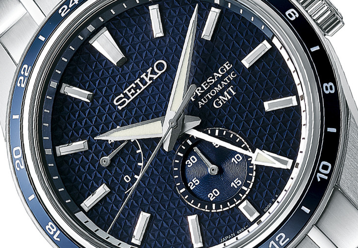 精工Presage Sharp Edged Series GMT