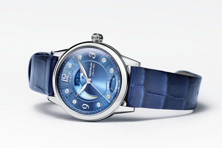 優雅深藍色調／MONTBLANC寶曦系列女錶三款優雅新作