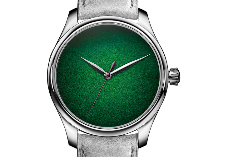 亨利慕時勇創者大三針萊姆綠概念腕錶