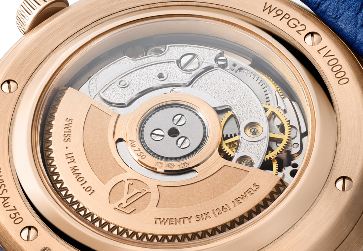 LOUIS VUITTON路易威登Tambour Convergence Guilloché系列腕錶