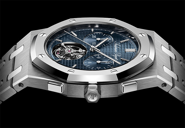 愛彼AUDEMARS PIGUET皇家橡樹「Jumbo」超薄自動上鍊飛行陀飛輪計時碼錶RD#5 「150週年紀念」款