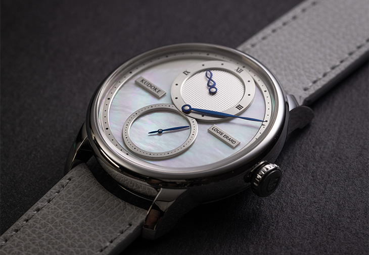 LE RÉGULATEUR LOUIS ERARD X KUDOKE White Mop 白色珍珠母貝面版
