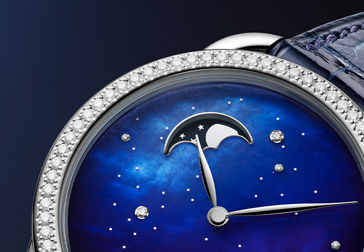 愛馬仕HERMÈS ARCEAU Petite Lune ciel étoilé小月相腕錶