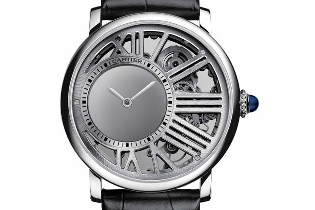 鏤空機芯與神秘錶首次結合 CARTIER Rotonde de Cartier神秘小時鏤空腕錶 