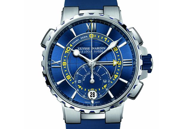 專利逆行倒數計時 雅典Marine Regatta帆船賽計時腕錶