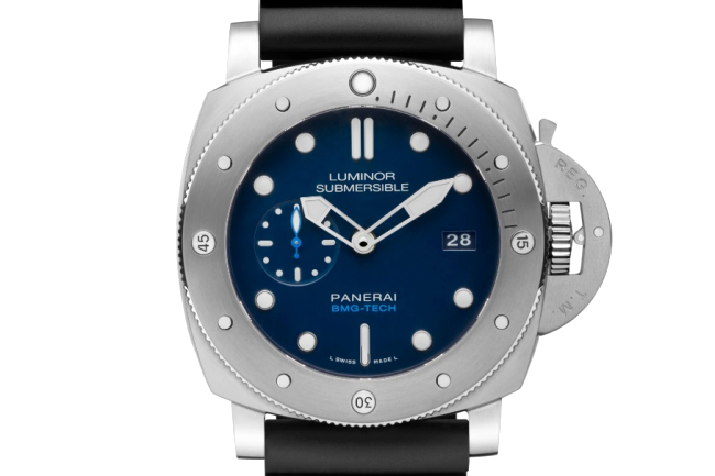 輕盈的非晶體合金  沛納海PANERAI  Luminor Submersible 1950 BMG-TECHTM 3 Days Automatic