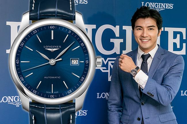 浪琴表SOGO忠孝名品店優雅揭幕　巨擘系列新色腕錶午夜藍閃耀登場