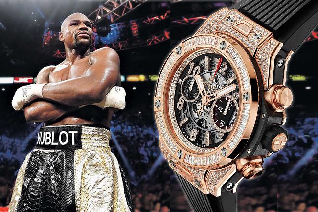 攜手不敗拳王Mayweather出席世紀之戰　宇舶錶推出Big Bang Unico皇金珠寶腕錶 