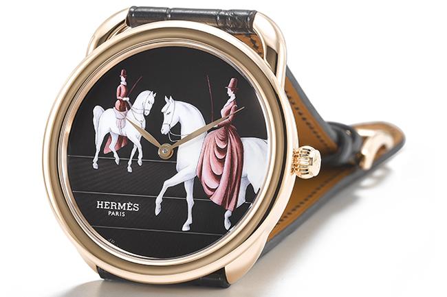 出自大師手筆的琺瑯逸品 愛馬仕HERMÈS Arceau Amazone大明火琺瑯腕錶