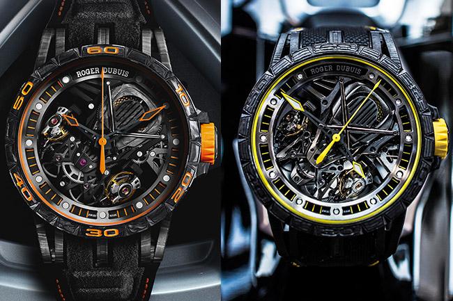 聯手藍寶堅尼　羅杰杜彼Excalibur Aventador S腕錶