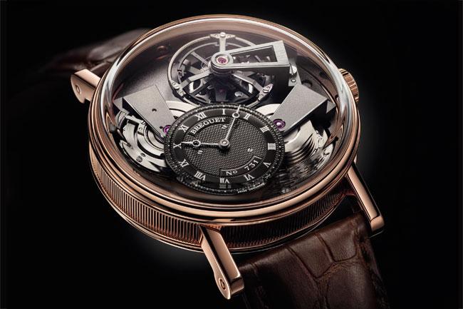 芝麻鍊、陀飛輪、雙層矽游絲 寶璣Tradition 7047腕錶