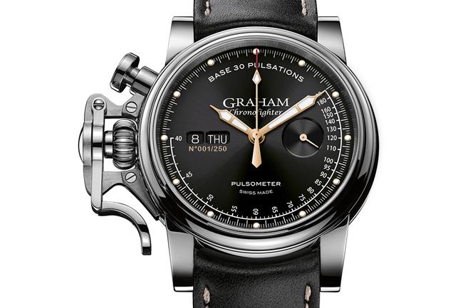 想當醫生就該有一只 GRAHAM Chronofighter Vintage Pulsometer 脈搏計腕錶
