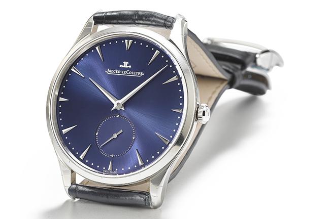 藍色面盤新樣貌 積家 Master Ultra Thin Small Second