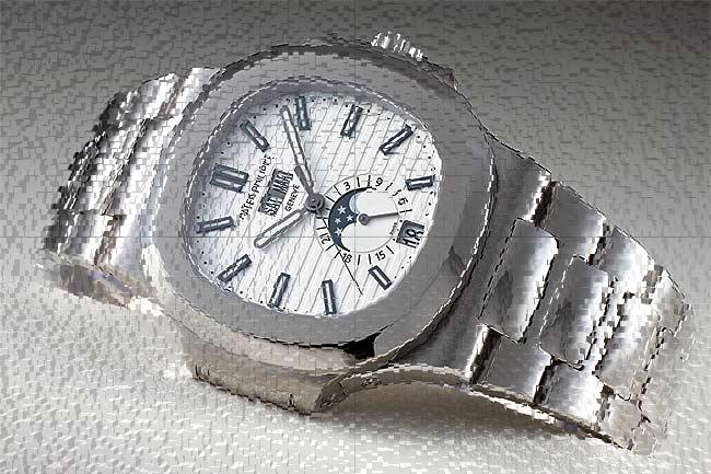 百達翡麗金鷹5726年曆錶  錶殼撞到缺一角還有救嗎？