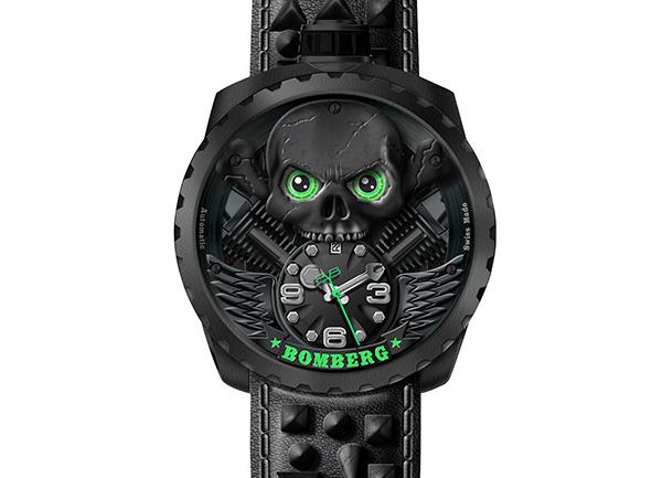 讓他幫你翻白眼 BOMBERG  Bolt-68 Skull Rider