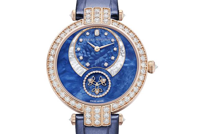 藍色是最舒服的顏色 HARRY WINSTON 卓時Premier系列Diamond Second腕錶