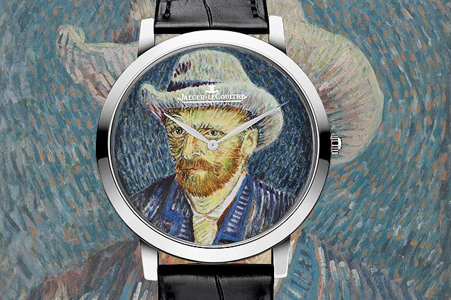 琺瑯工藝向梵谷致敬　積家超薄大師系列琺瑯腕錶