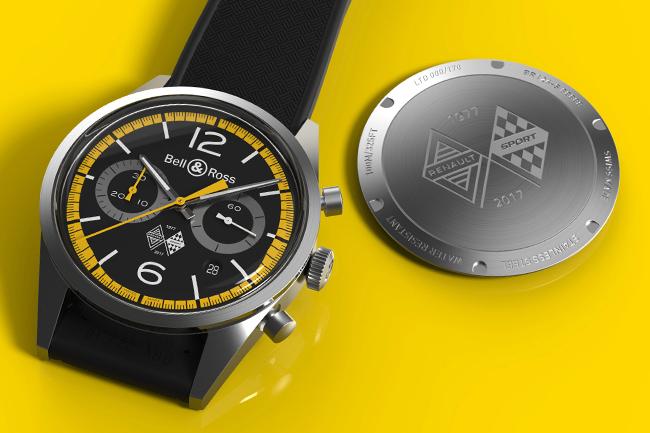 馳騁F1  BELL & ROSS BR126雷諾車隊40周年系列腕錶