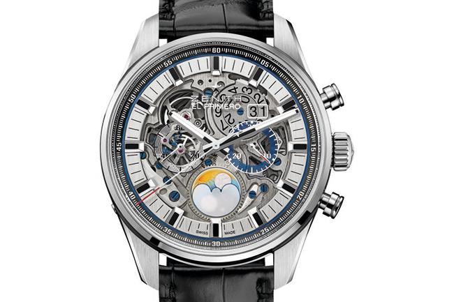 透明面盤一覽無遺 ZENITH Chronomaster El Primero Grande Date Full Open