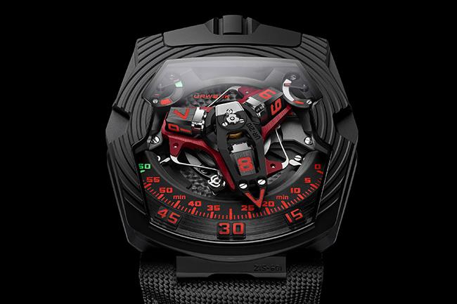 2018 SIHH　UR-210 Black Platinum黑鉑金腕錶