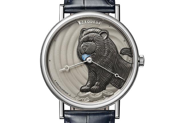 喜迎富貴金狗年  寶璣Classique 7145鬆獅犬限量腕錶