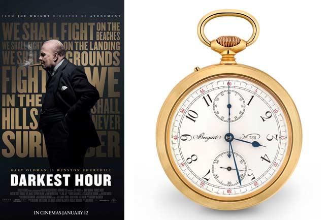 奧斯卡影帝重現邱吉爾與寶璣懷錶身影