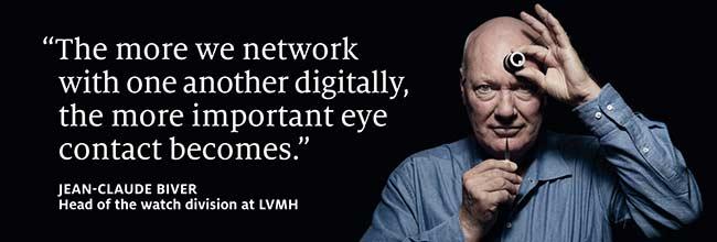 LVMH鐘錶總裁Jean-Claude Biver