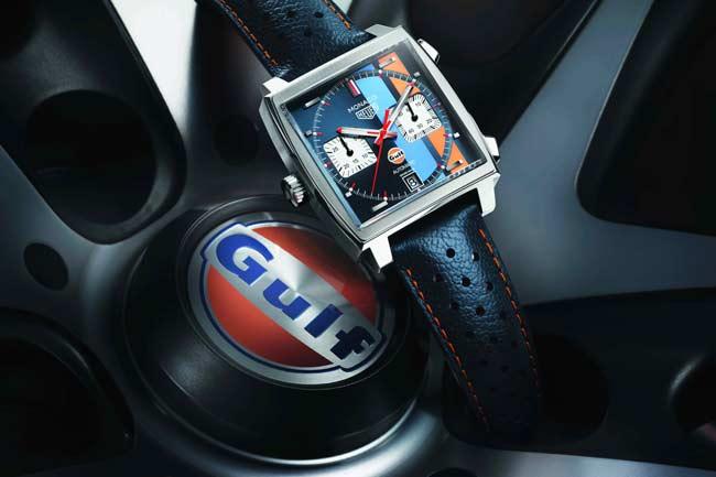 泰格豪雅與Gulf海灣石油　攜手打造Monaco Gulf特別版腕錶