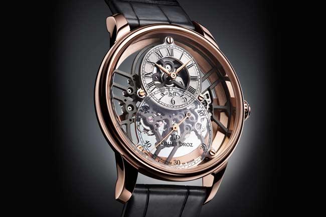 2018巴塞爾鐘錶展　雅克德羅大秒針SKELET-ONE鏤空腕表