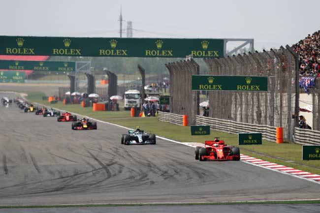 F1第十五年登陸上海  勞力士精準計時