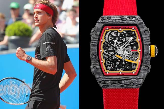 RICHARD MILLE RM 67-02攜手Alexander Zverev踏上新賽場