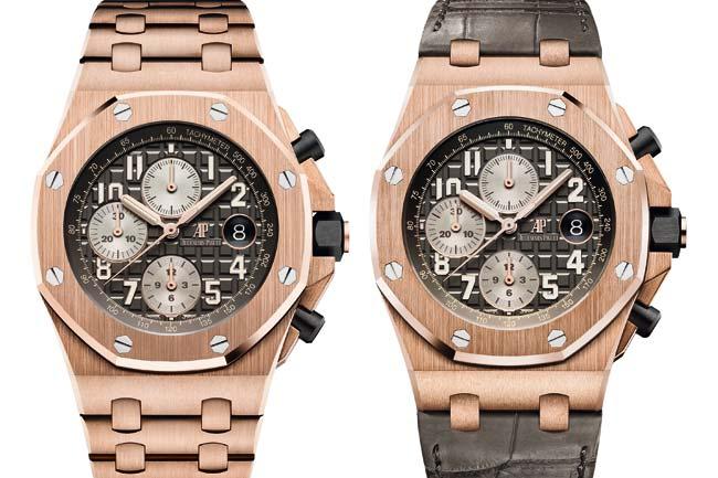 高雅灰登場  愛彼皇家橡樹離岸型計時碼錶